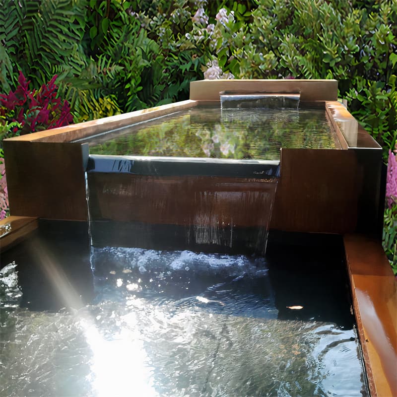 <h3>Corten Steel Fountains: A Modern Twist on Classic Garden </h3>
